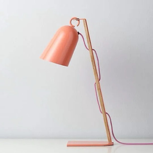 Chic Coral Desk Lamp - Picture 1 of 5